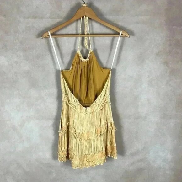 LULUS Tiered Mini Halter Dress Size XS - Picture 4 of 9